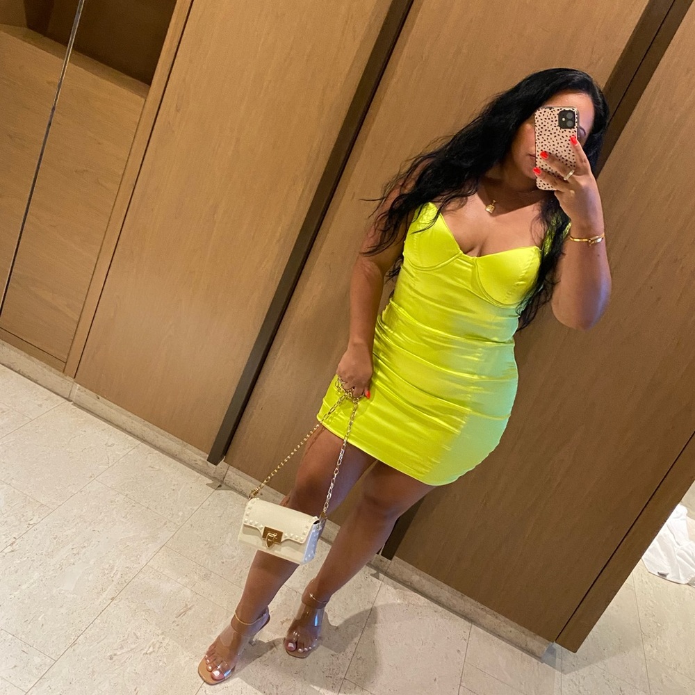 Fashion Nova satin dress